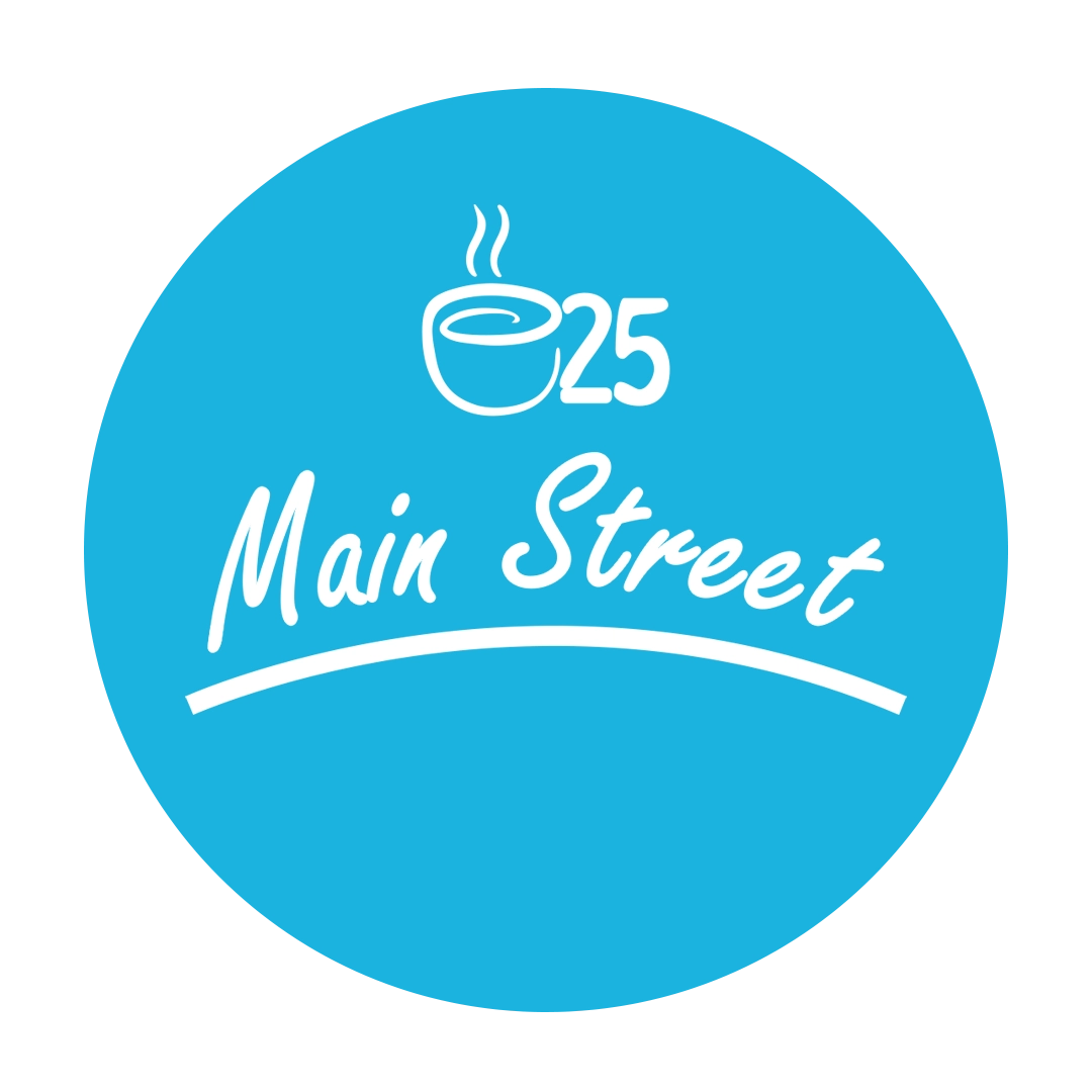 25 main street cafe , best cafe in salt lake logo